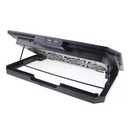 Base Cooler para Notebook Gamer com 2 Fans LED Azul – Suporte Ajustável até 17” com Apoio para Celular | Tech Gold Brasil