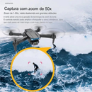 Drone E99 com Câmera 4K HD WiFi – Dobrável, Estabilização de Altura e Controle por App | Tech Gold Brasil