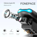 Drone E99 com Câmera 4K HD WiFi – Dobrável, Estabilização de Altura e Controle por App | Tech Gold Brasil