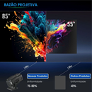 Projetor Portátil HY320 Smart Android 11 WiFi – Tela até 150” com Espelhamento e Bluetooth | Tech Gold Brasil