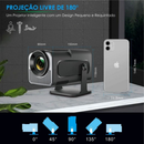 Projetor Portátil HY320 Smart Android 11 WiFi – Tela até 150” com Espelhamento e Bluetooth | Tech Gold Brasil
