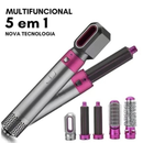 Escova Secadora 5 em 1 Profissional Bivolt com Acessórios – Seca, Alisa, Modela e Dá Volume Sem Frizz