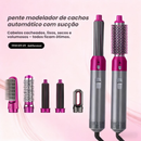 Escova Secadora 5 em 1 Profissional Bivolt com Acessórios – Seca, Alisa, Modela e Dá Volume Sem Frizz