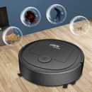 Robô Aspirador Inteligente Branco/Preto - Limpeza Automática e Design Compacto