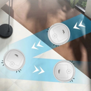 Robô Aspirador Inteligente Branco/Preto - Limpeza Automática e Design Compacto