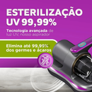Aspirador Antiácaro Portátil com Luz UV para Colchão e Sofá