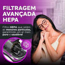 Aspirador Antiácaro Portátil com Luz UV para Colchão e Sofá