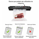 Seladora a Vácuo Doméstica Bivolt – Conserva Alimentos por Muito Mais Tempo com Vedação Hermética | Tech Gold Brasil