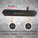 Seladora a Vácuo Doméstica Bivolt – Conserva Alimentos por Muito Mais Tempo com Vedação Hermética | Tech Gold Brasil
