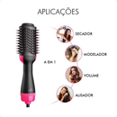 Escova Secadora 3 em 1 Bivolt para Secar, Alisar e Modelar