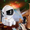 Projetor Astronauta de Galáxia – Luz Noturna Céu Estrelado