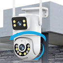 Câmera de Segurança WiFi 360° IP66 com Lente Dupla e Visão Noturna – Monitoramento pelo Celular (App Yoosee) | Tech Gold Brasil