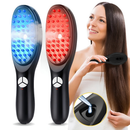 Escova Massageadora Capilar 4 em 1 com Laser Antiqueda